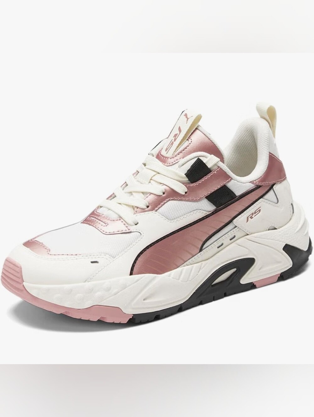 Puma RS-Z Women’s Sneakers in White & Metallic Rose NIB Size 8.5